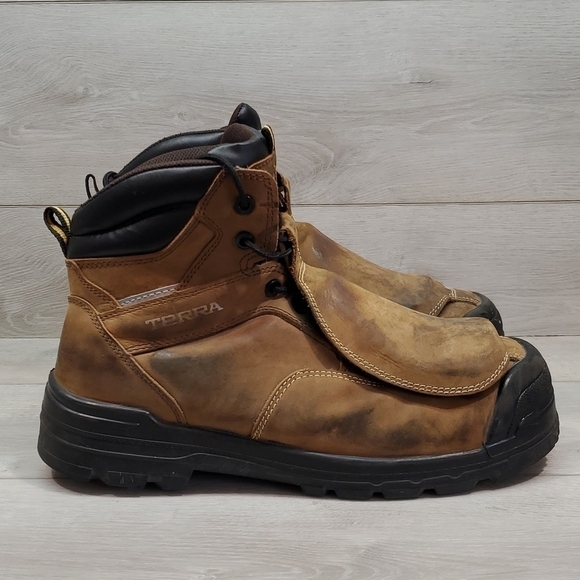 Terra Mens Work Safty Welding Boots shoes sz 12 main image 11